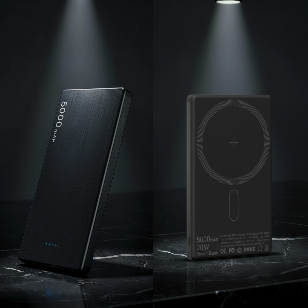 PowerCard Pocket King- the Snap-On Magnetic Powerbank
