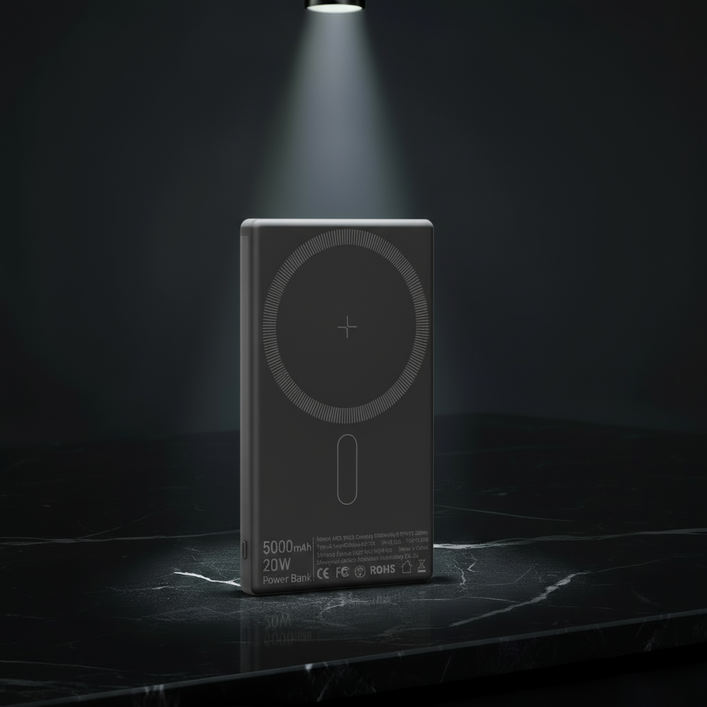 PowerCard Pocket King- the Snap-On Magnetic Powerbank